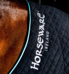 Horseware Autumn Cooler (50g Light) - Black/Aqua & Silver