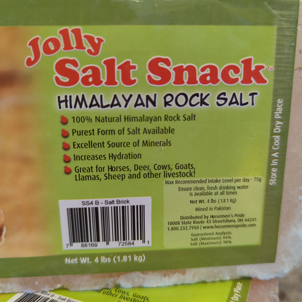 Jolly Salt Snack Himalayan Salt Brick 4lbs