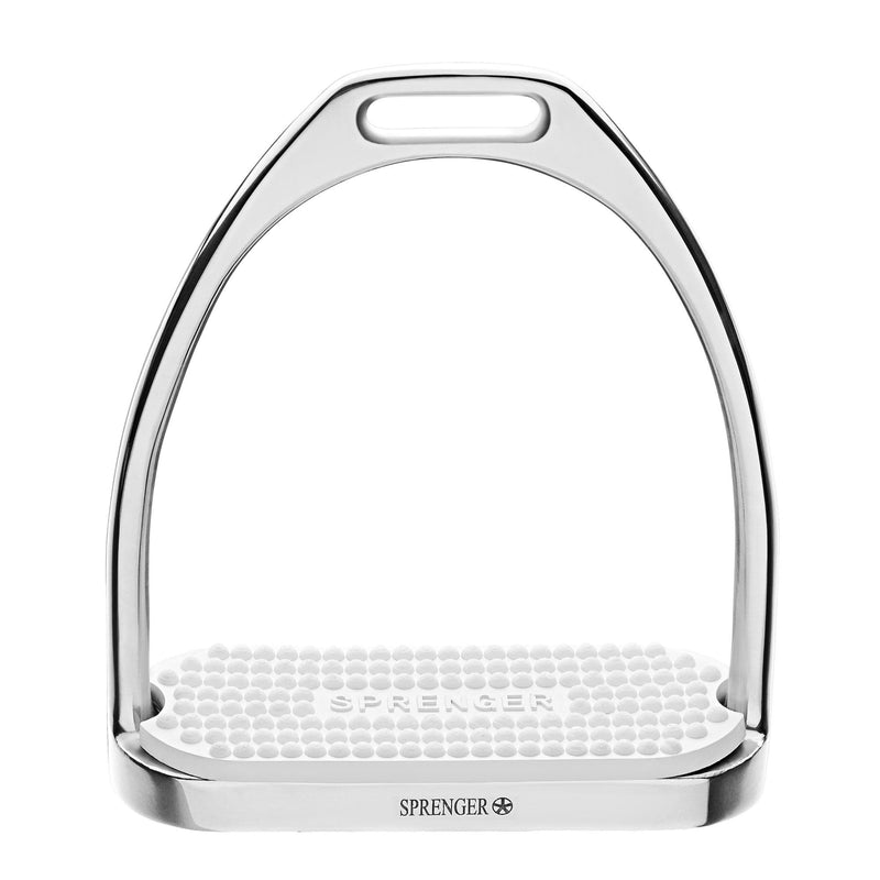Herm Sprenger FILLIS Stirrups - Stainless steel, with rubber pad