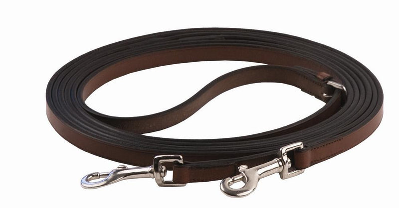 HDR Advantage Breastplate Draw Reins - Full Leather with Breastplate Snap