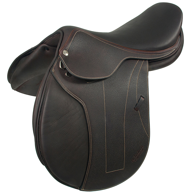 Brand new dark brown M. Toulouse Bretta Professional Close Contact Saddle with 16.5" seat