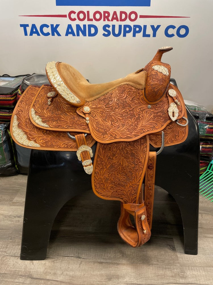 Western Alamo Show Saddle - 16" Seat