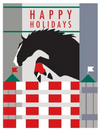 Horse Hollow Press Christmas Card: Happy Holidays Jumper
